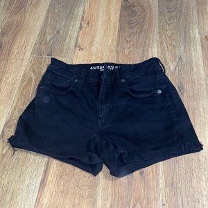 Black stretchy shorts